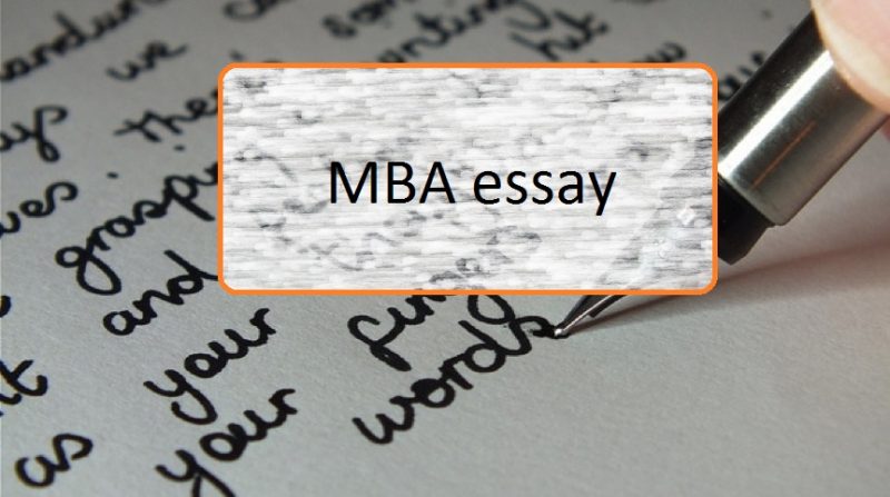 MBA essay
